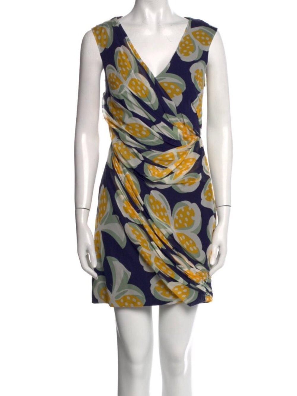 Diane Von Furstenberg Silk Mini Dress Size 4 (Fits Like Size 2)